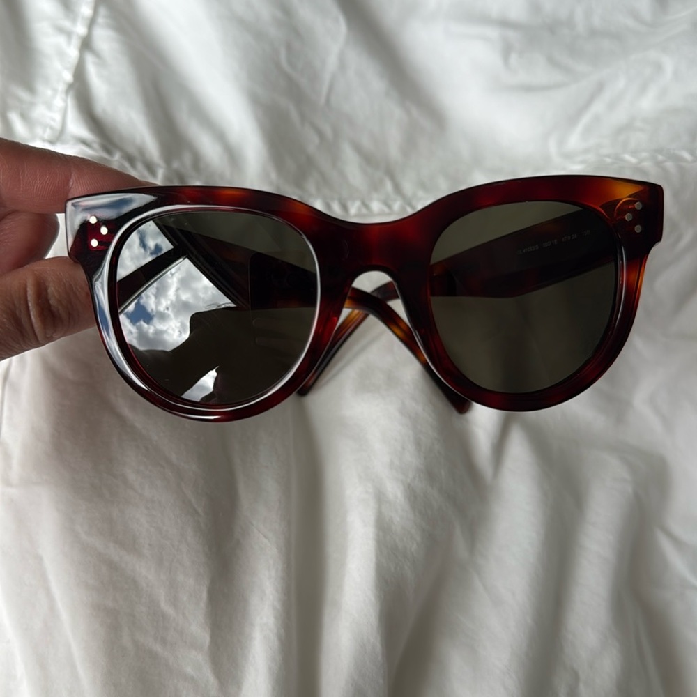 Celine Tortoise Shell Sunglasses - Picture 3 of 14